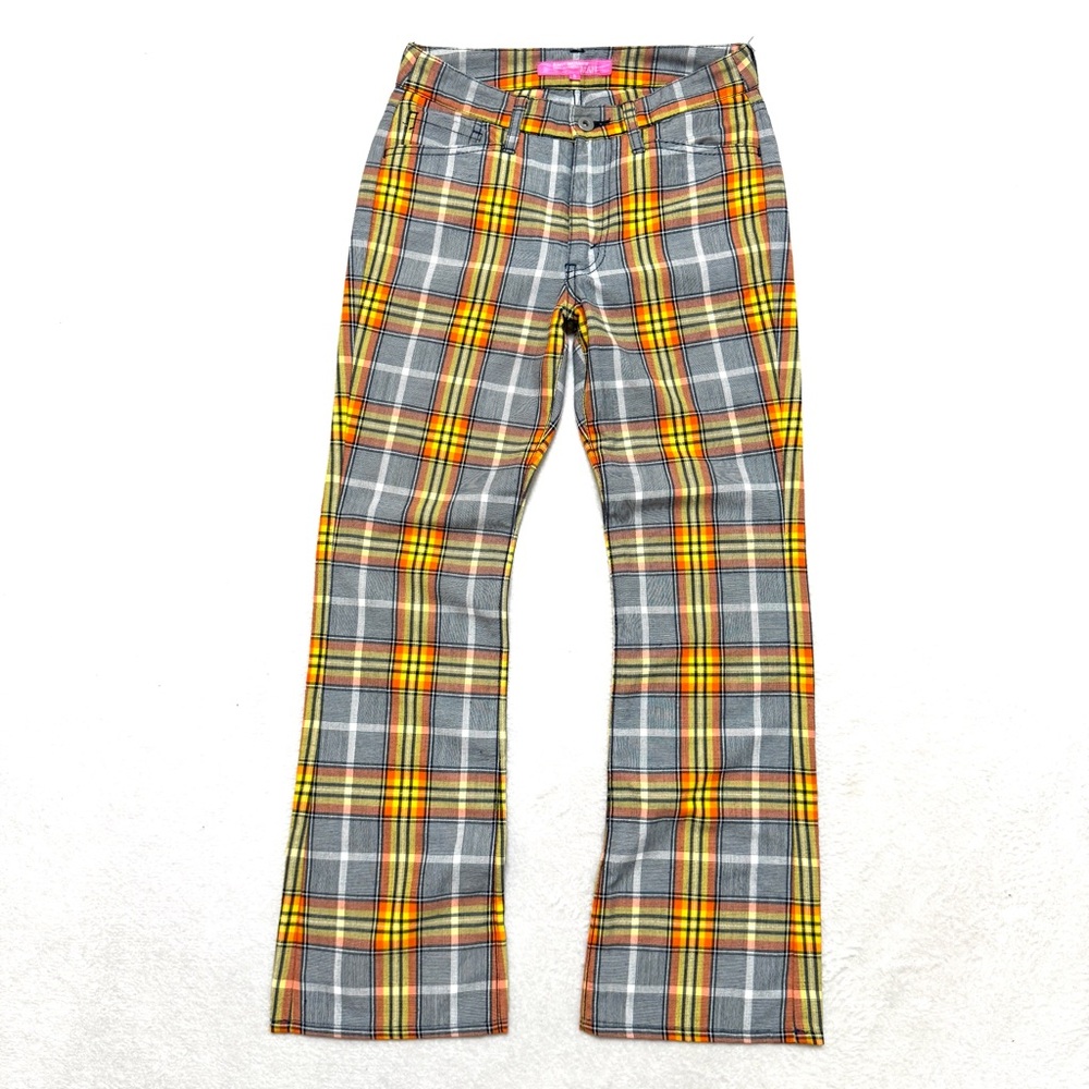 Junya Watanabe Comme des Garçons sz S Tartan Plaid Pants Man Womens AD2004 Small